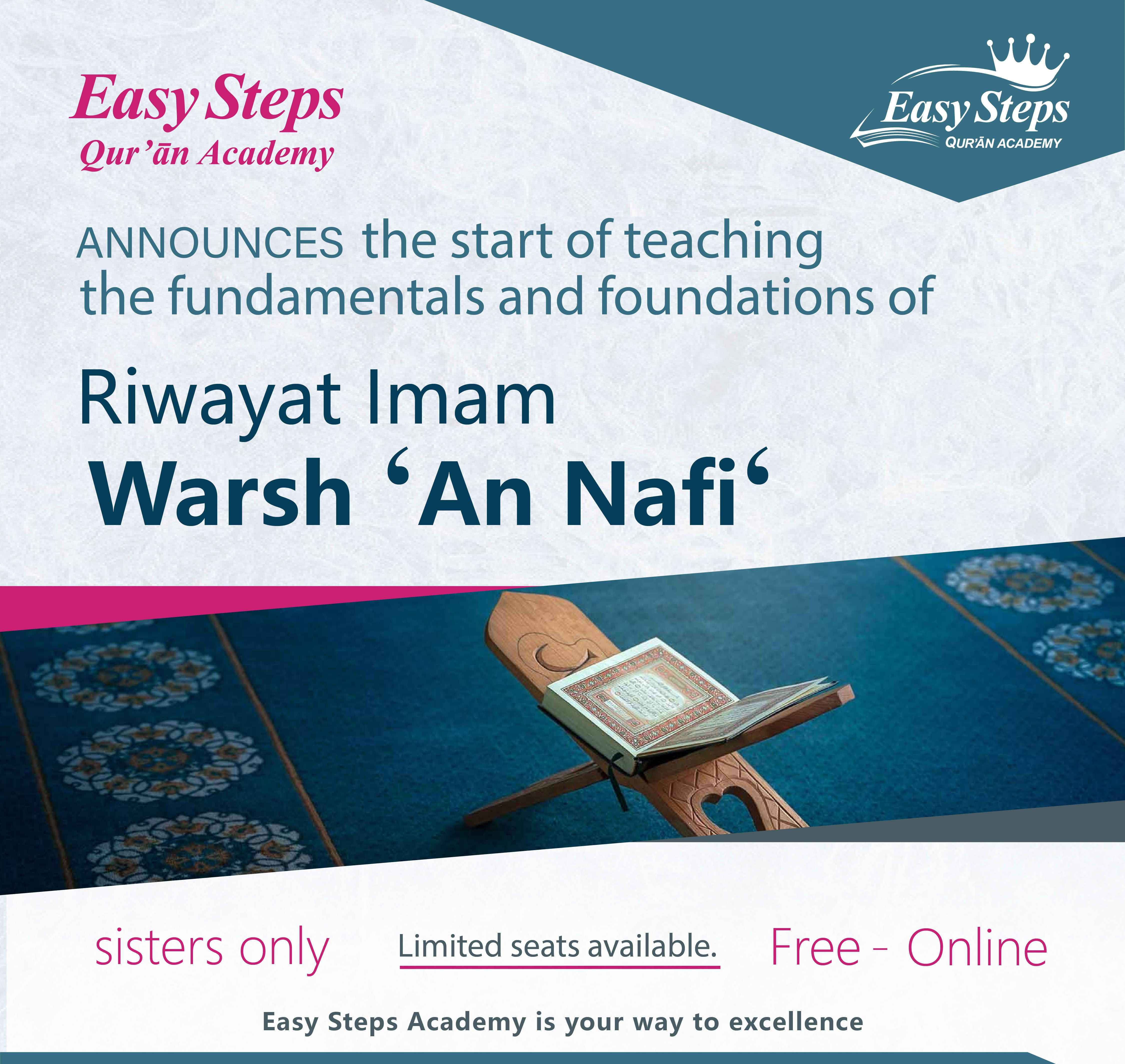 • Rewayat Warsh Course